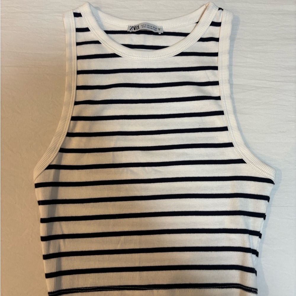 Striped Sleeveless Top